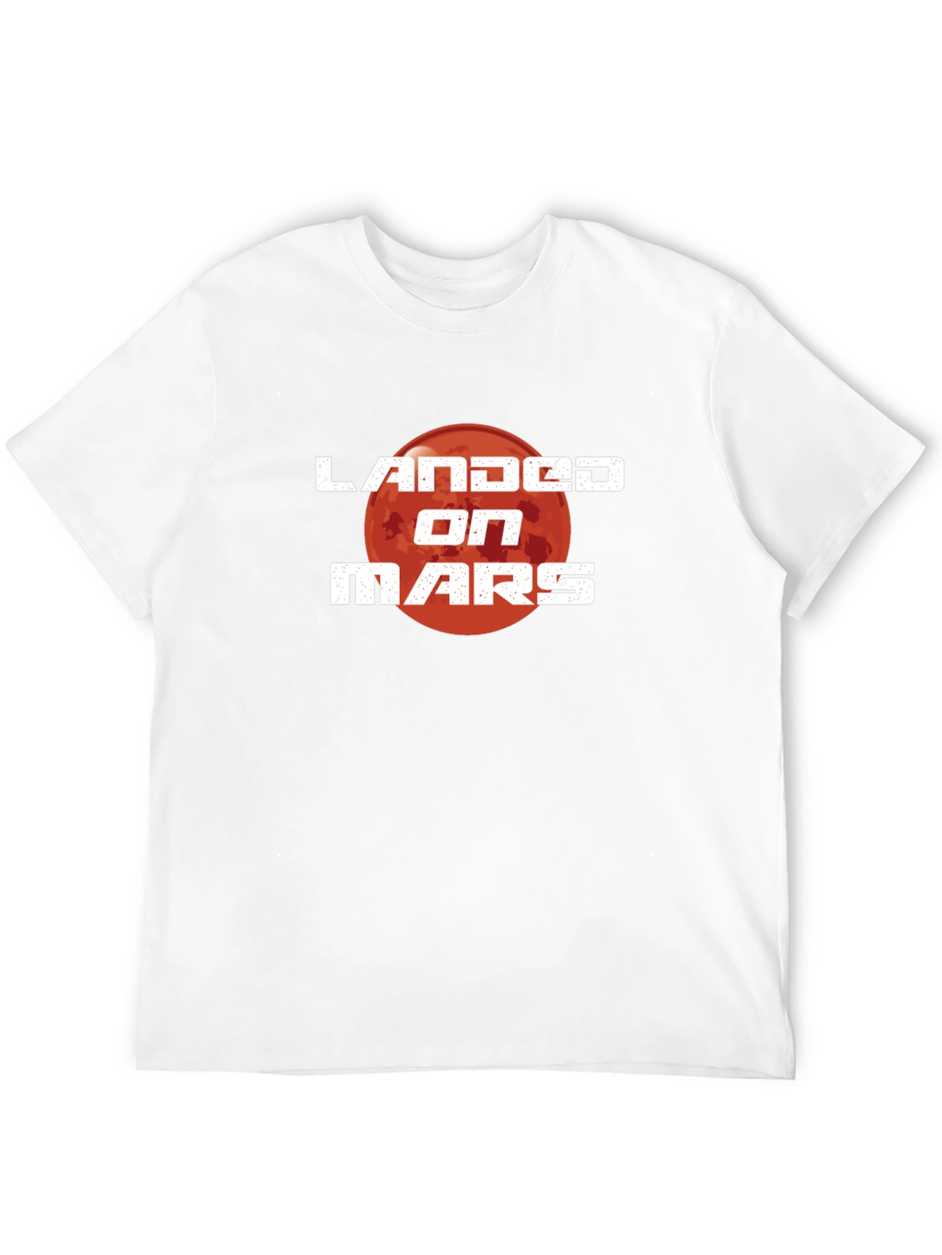 Landed on Mars Graphic T-Shirt - Space Adventure Tee
