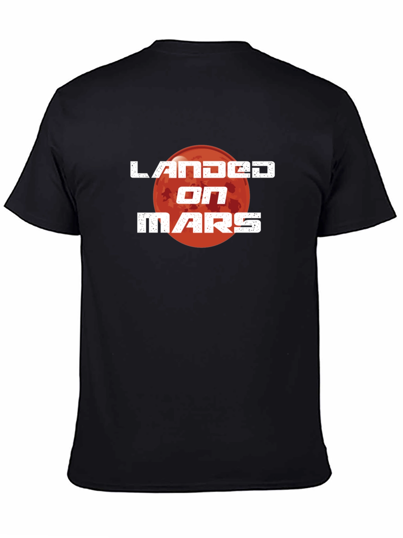 Landed on Mars Graphic T-Shirt - Space Adventure Tee
