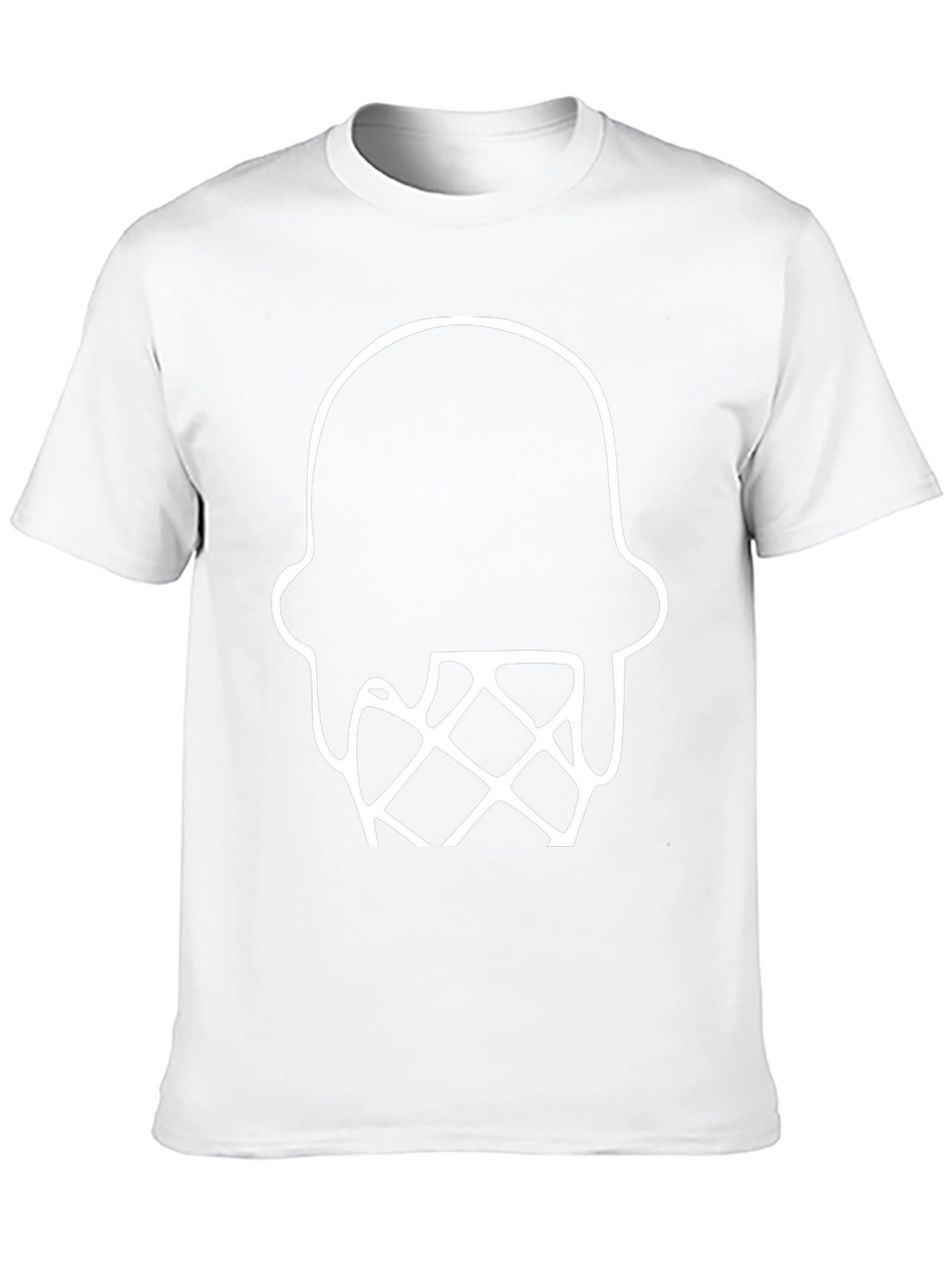 Ice Cream Graphic Tee - Black Cotton Blend