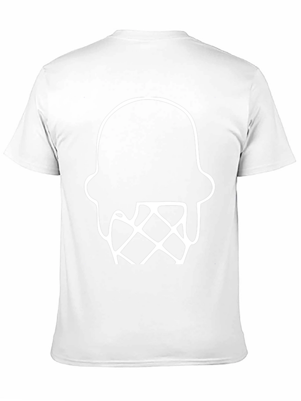 Ice Cream Graphic Tee - Black Cotton Blend