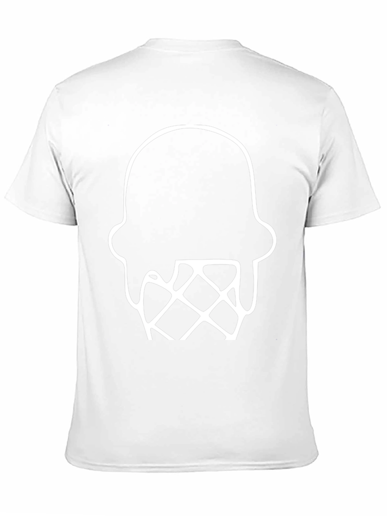 Ice Cream Graphic Tee - Black Cotton Blend