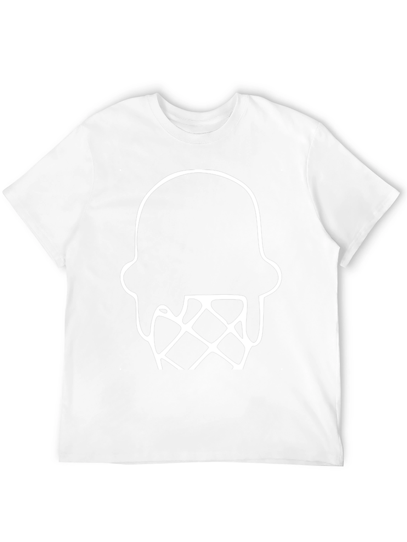 Ice Cream Graphic Tee - Black Cotton Blend