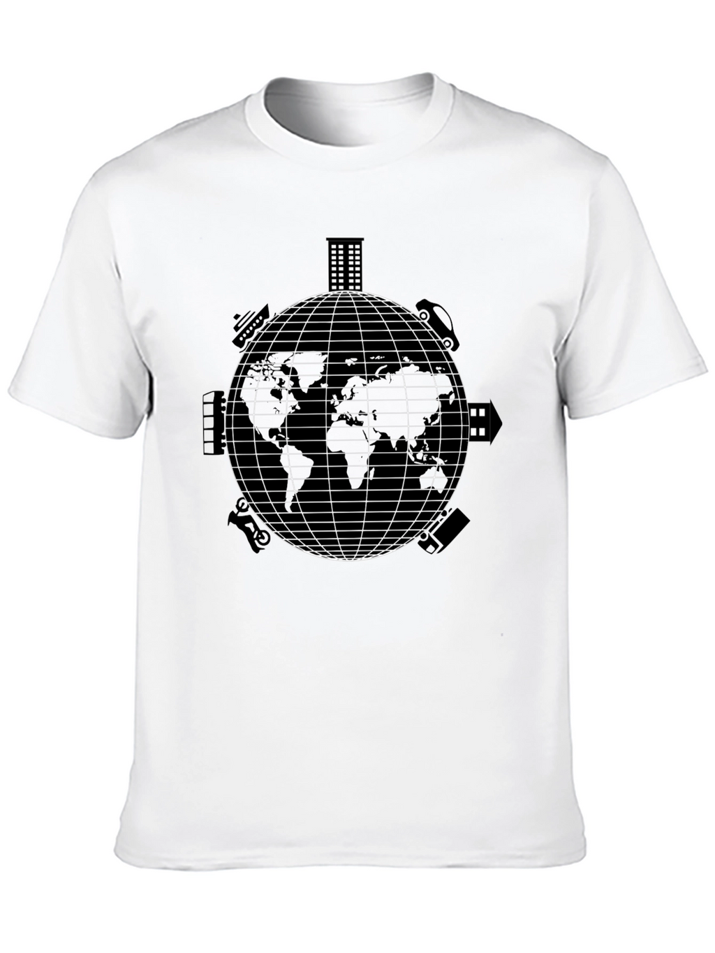 Global Travel T-Shirt - Black
