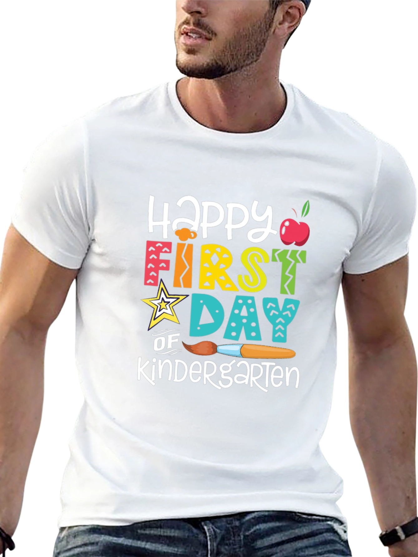 Happy First Day of Kindergarten Graphic T-Shirt