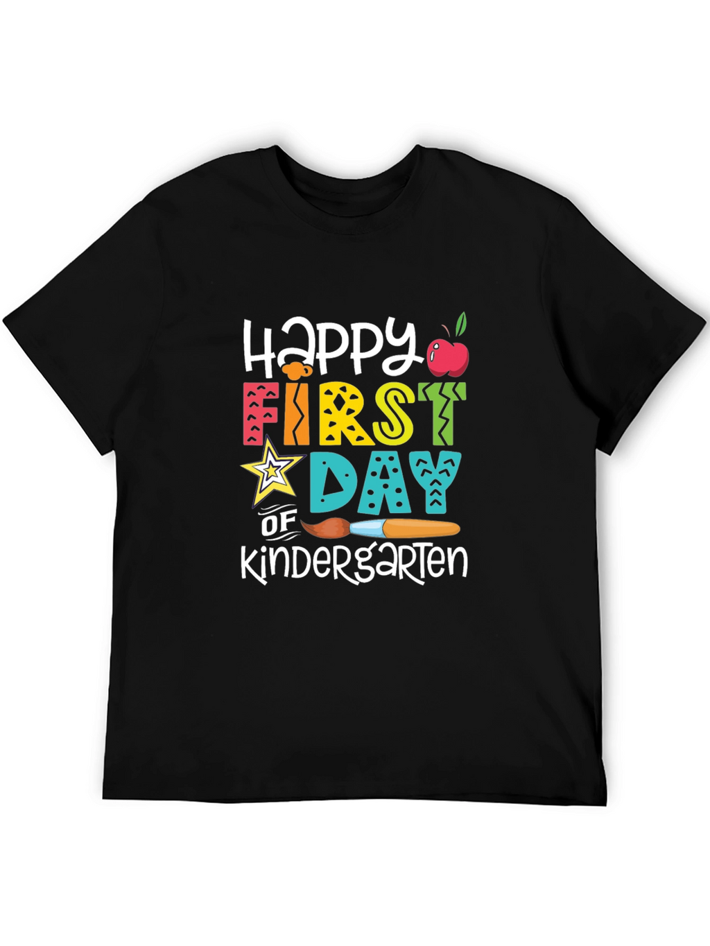 Happy First Day of Kindergarten Graphic T-Shirt