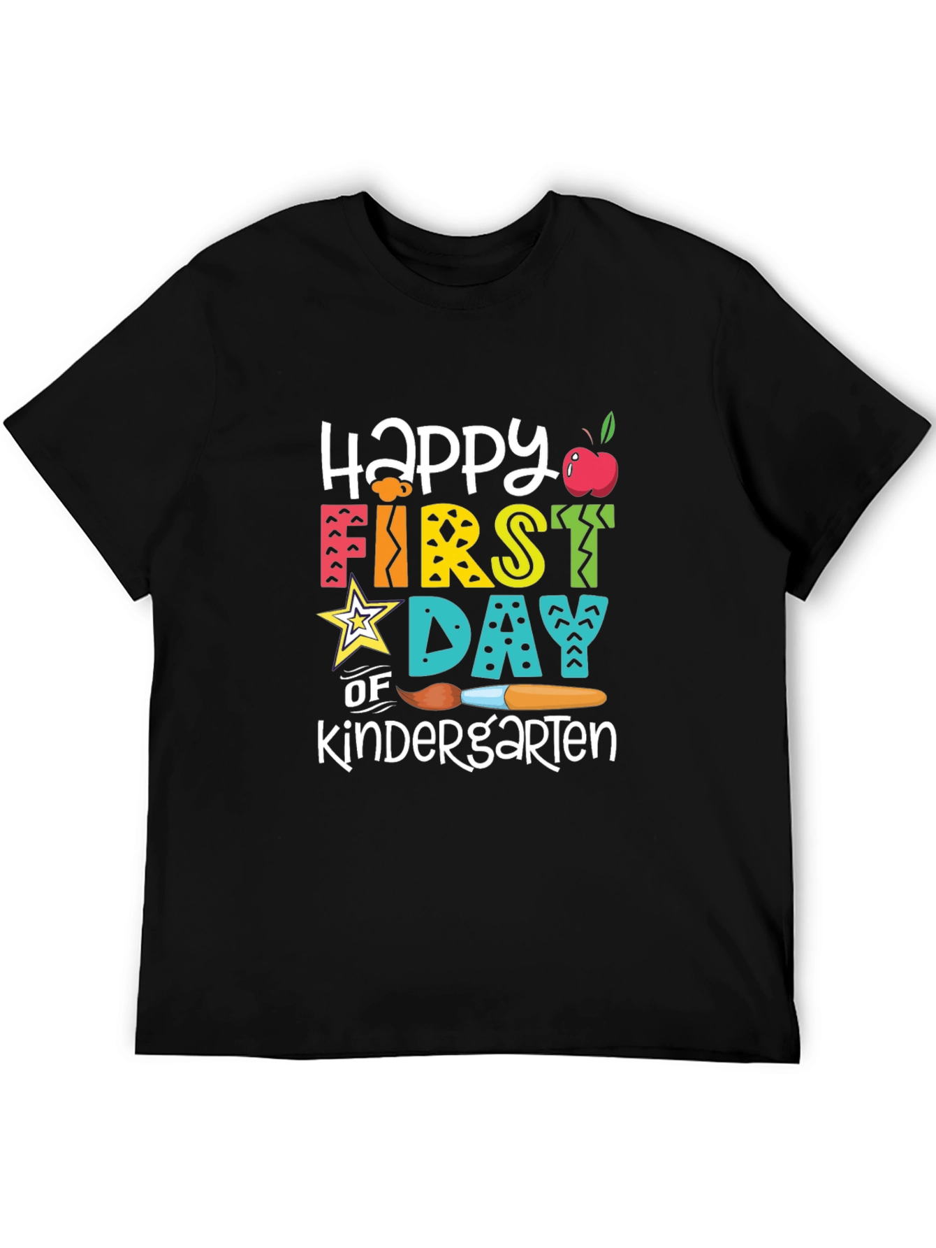 Happy First Day of Kindergarten Graphic T-Shirt