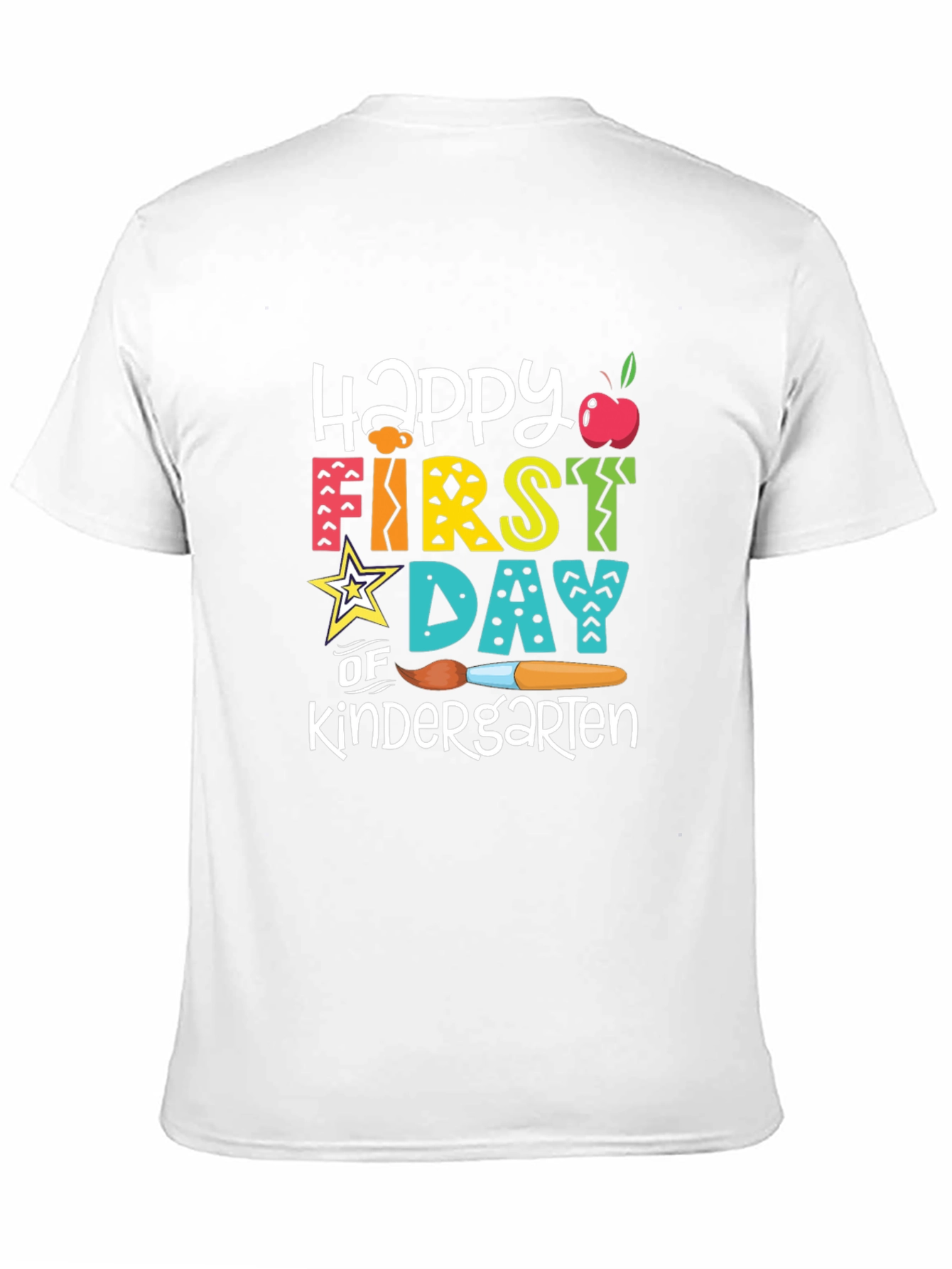 Happy First Day of Kindergarten Graphic T-Shirt