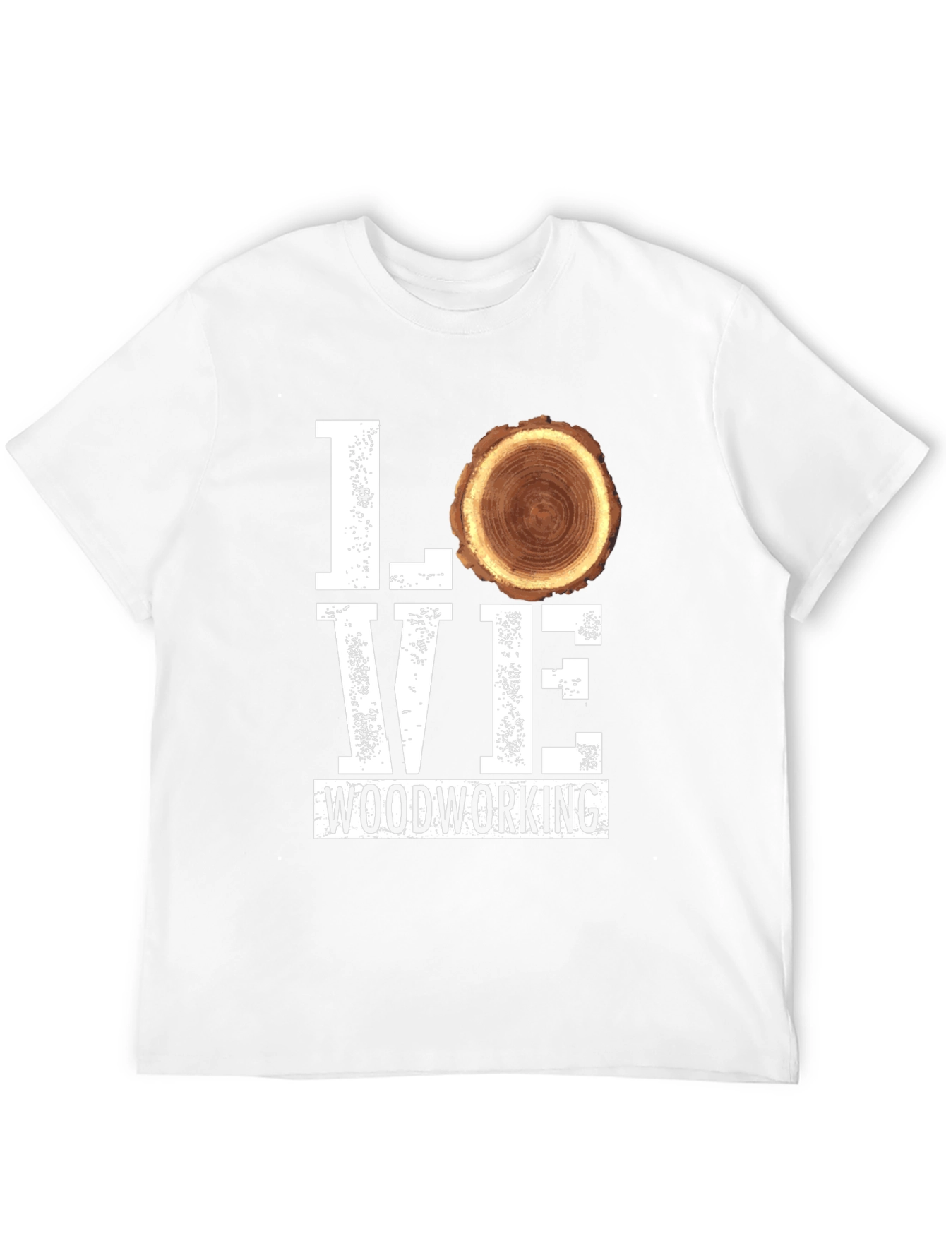 Love Woodworking Tee - Black Graphic T-Shirt