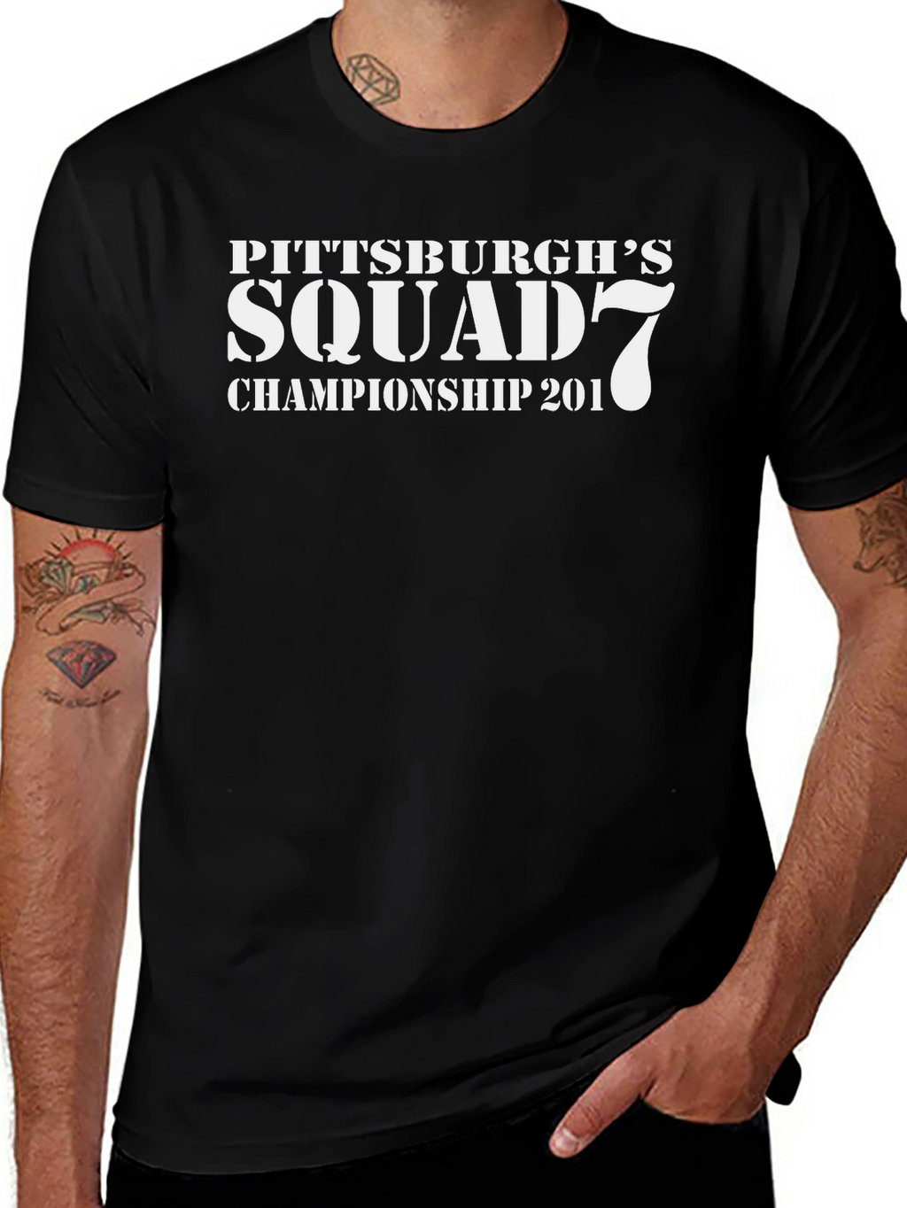 Pittsburghs Squad 7 Championship Tee - Black