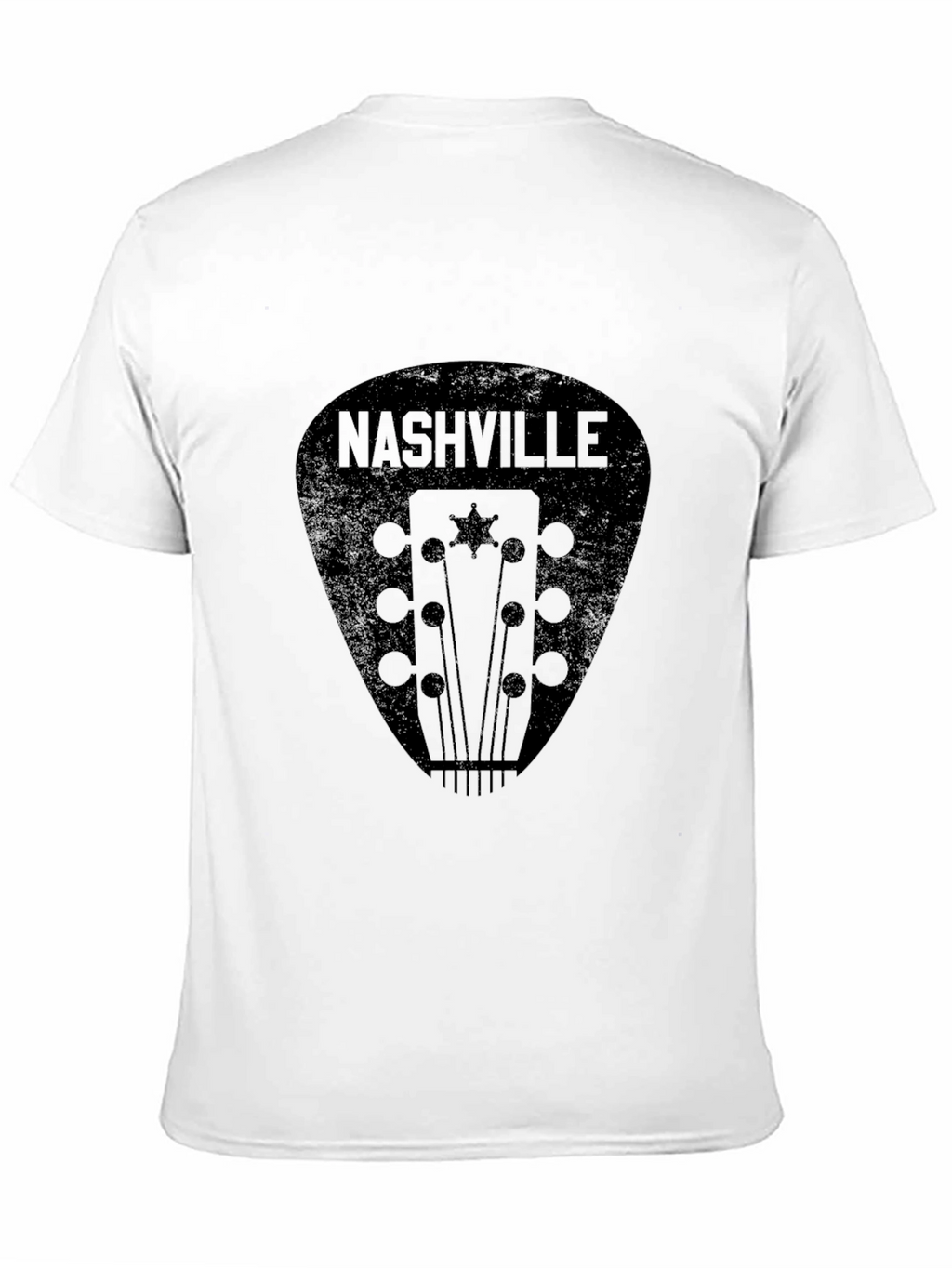 Nashville Guitar Pick Graphic Tee - Black