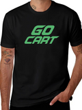 Go Cart Graphic Tee - Black Cotton Blend