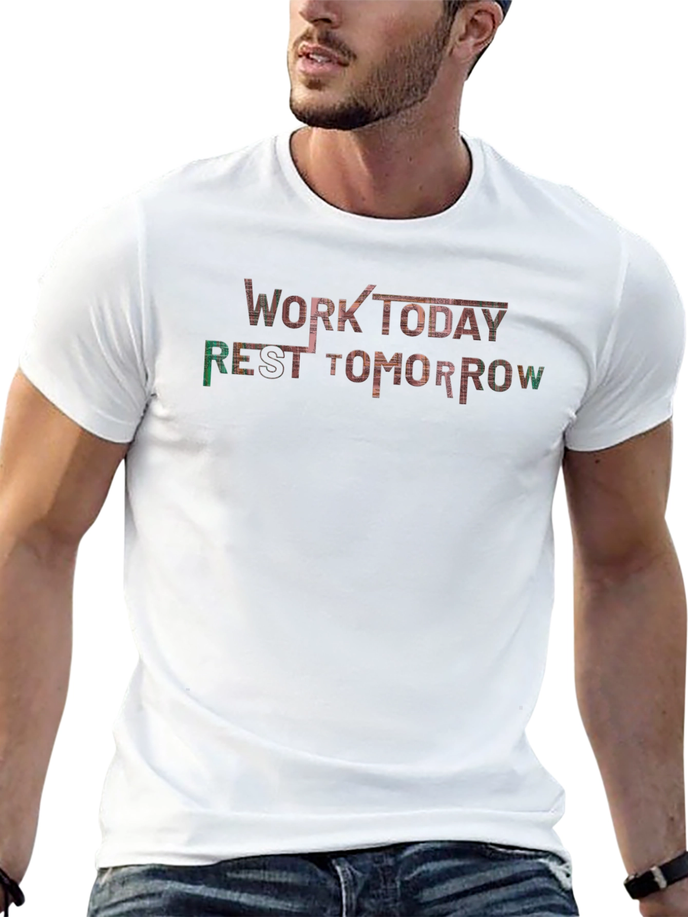 Work Today Rest Tomorrow Graphic Tee