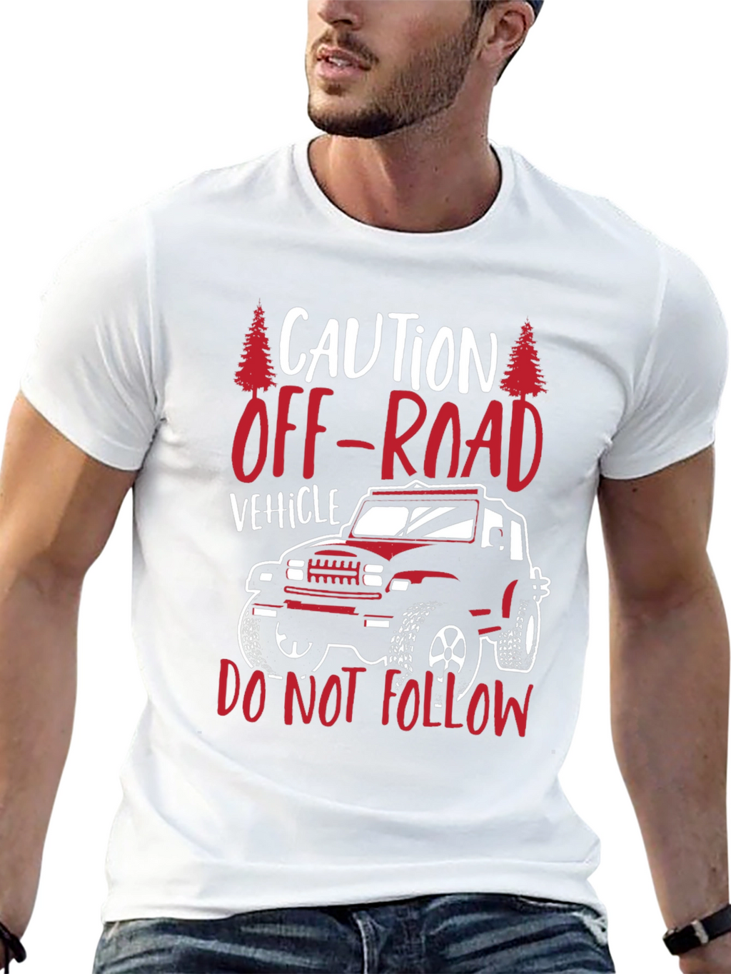 Off-Road Vehicle T-Shirt - Caution: Do Not Follow