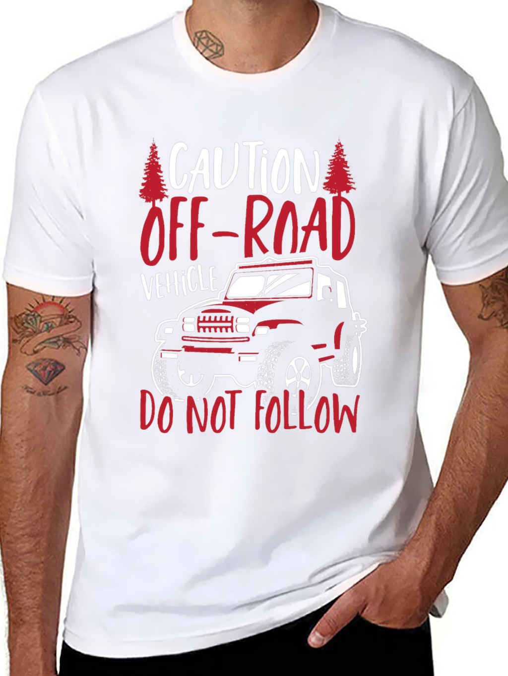 Off-Road Vehicle T-Shirt - Caution: Do Not Follow