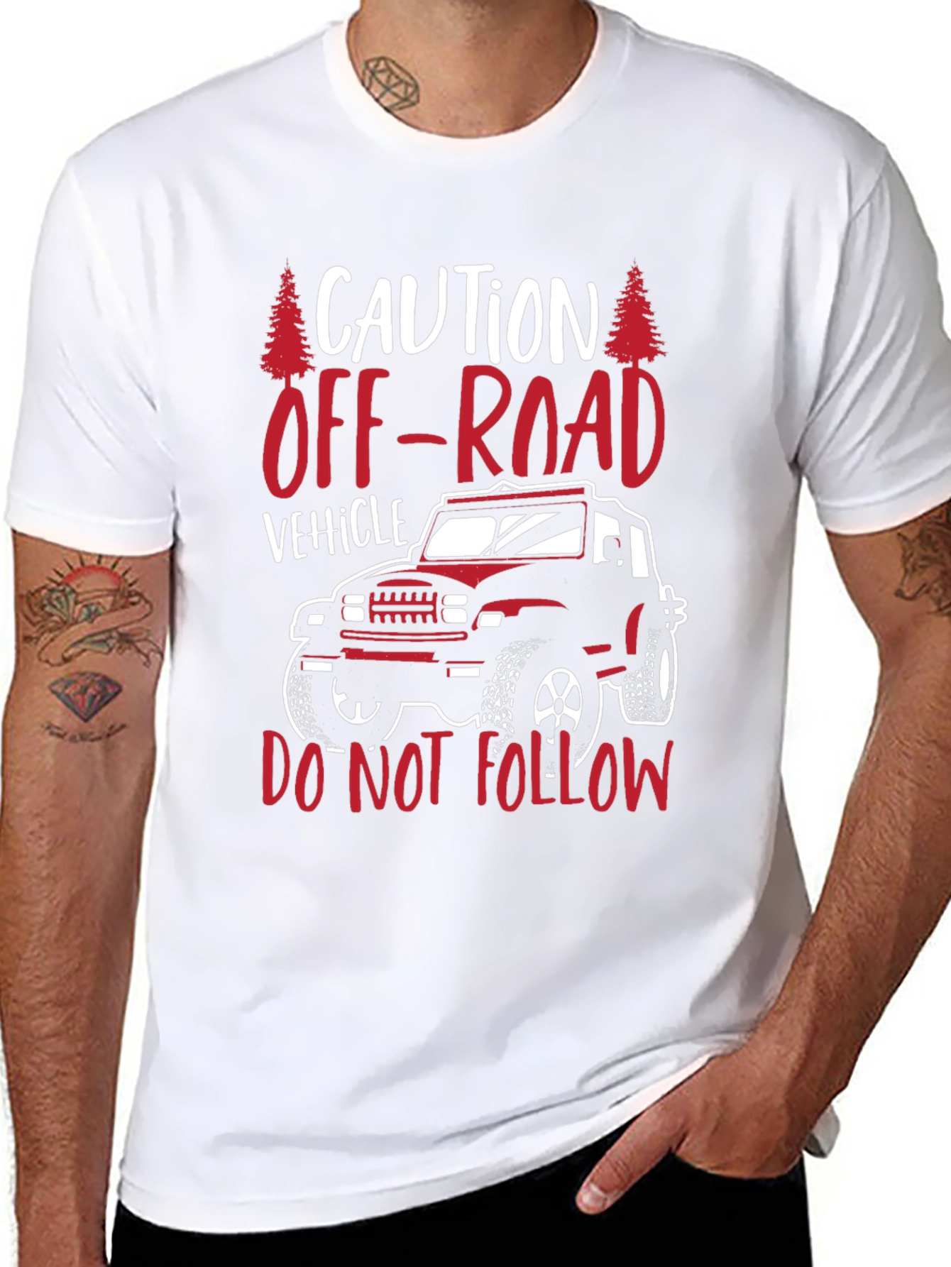 Off-Road Vehicle T-Shirt - Caution: Do Not Follow