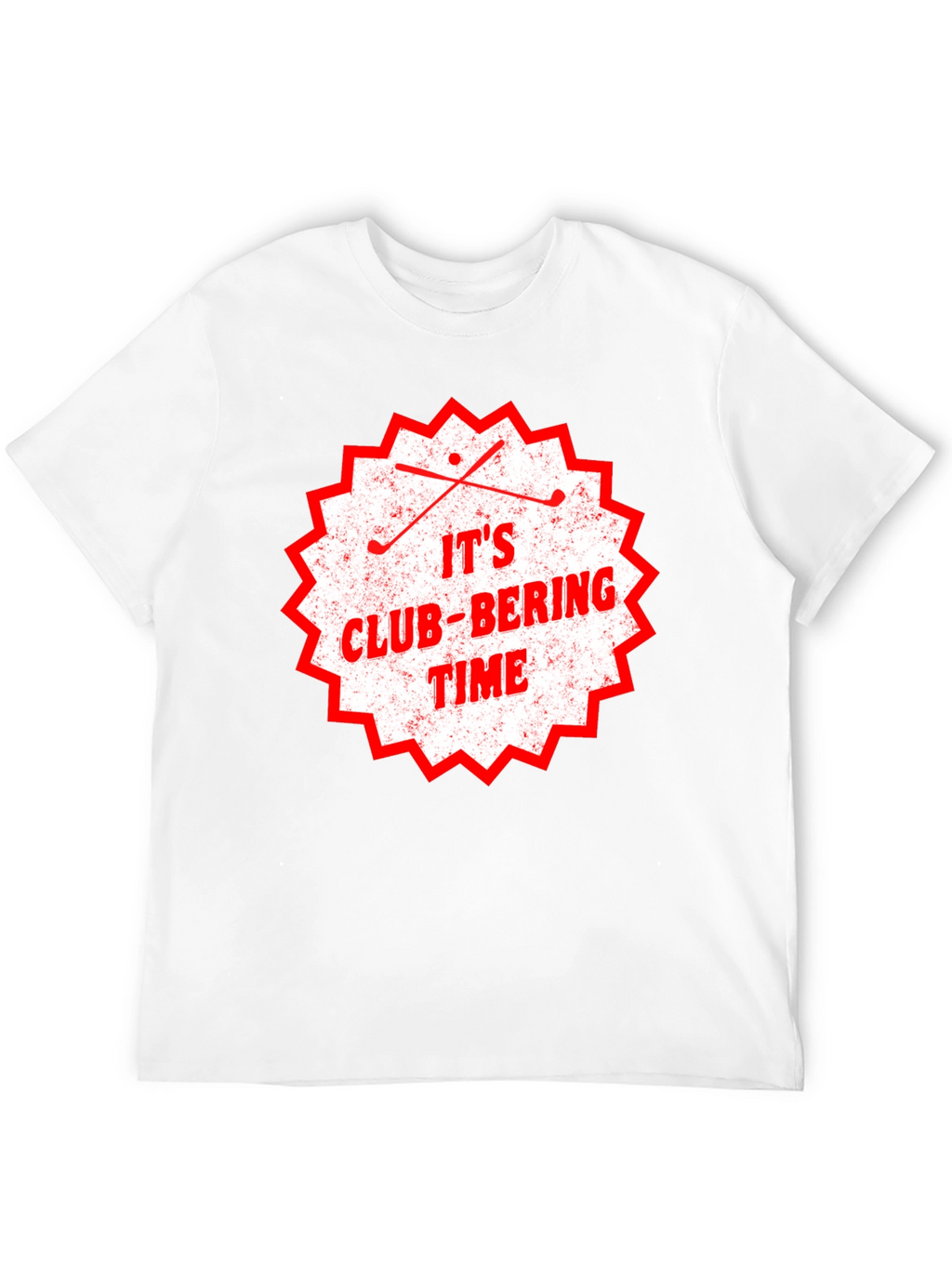 Its Club-Bering Time Mens Black T-Shirt