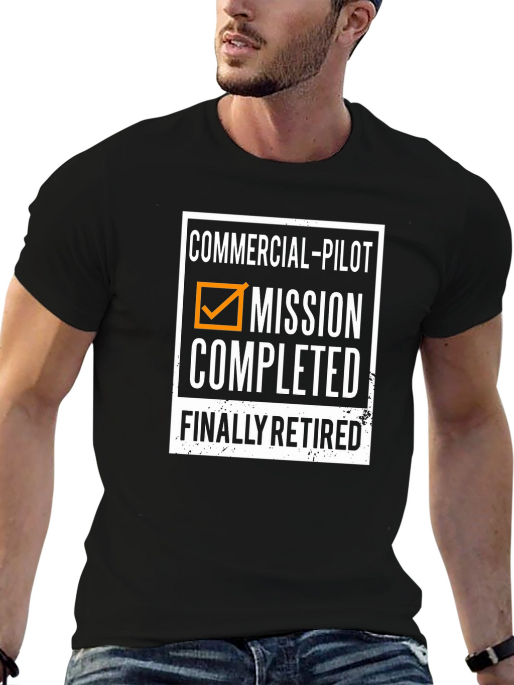 Commercial Pilot Retired T-Shirt