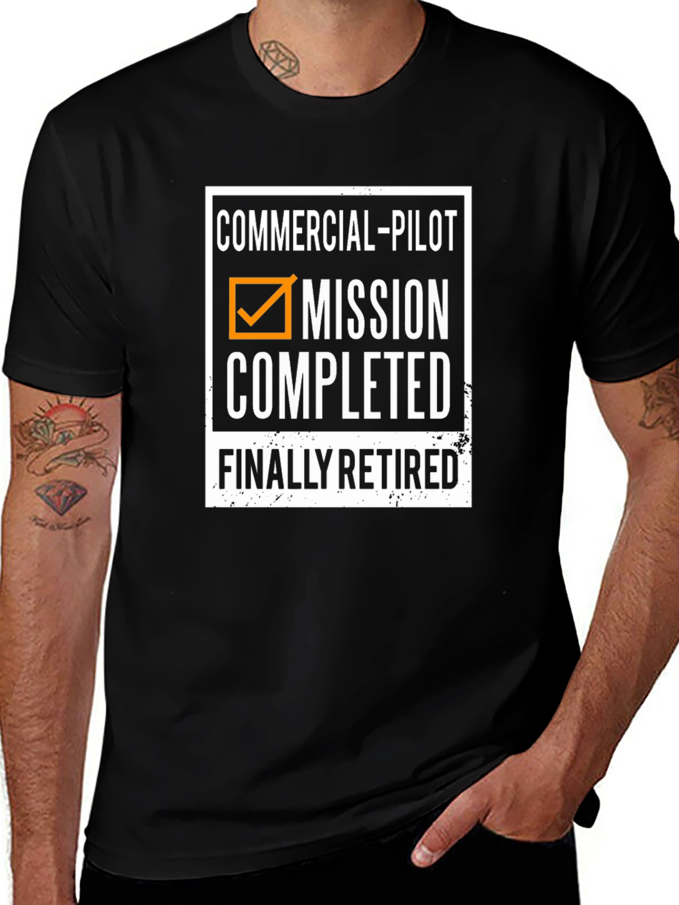 Commercial Pilot Retired T-Shirt