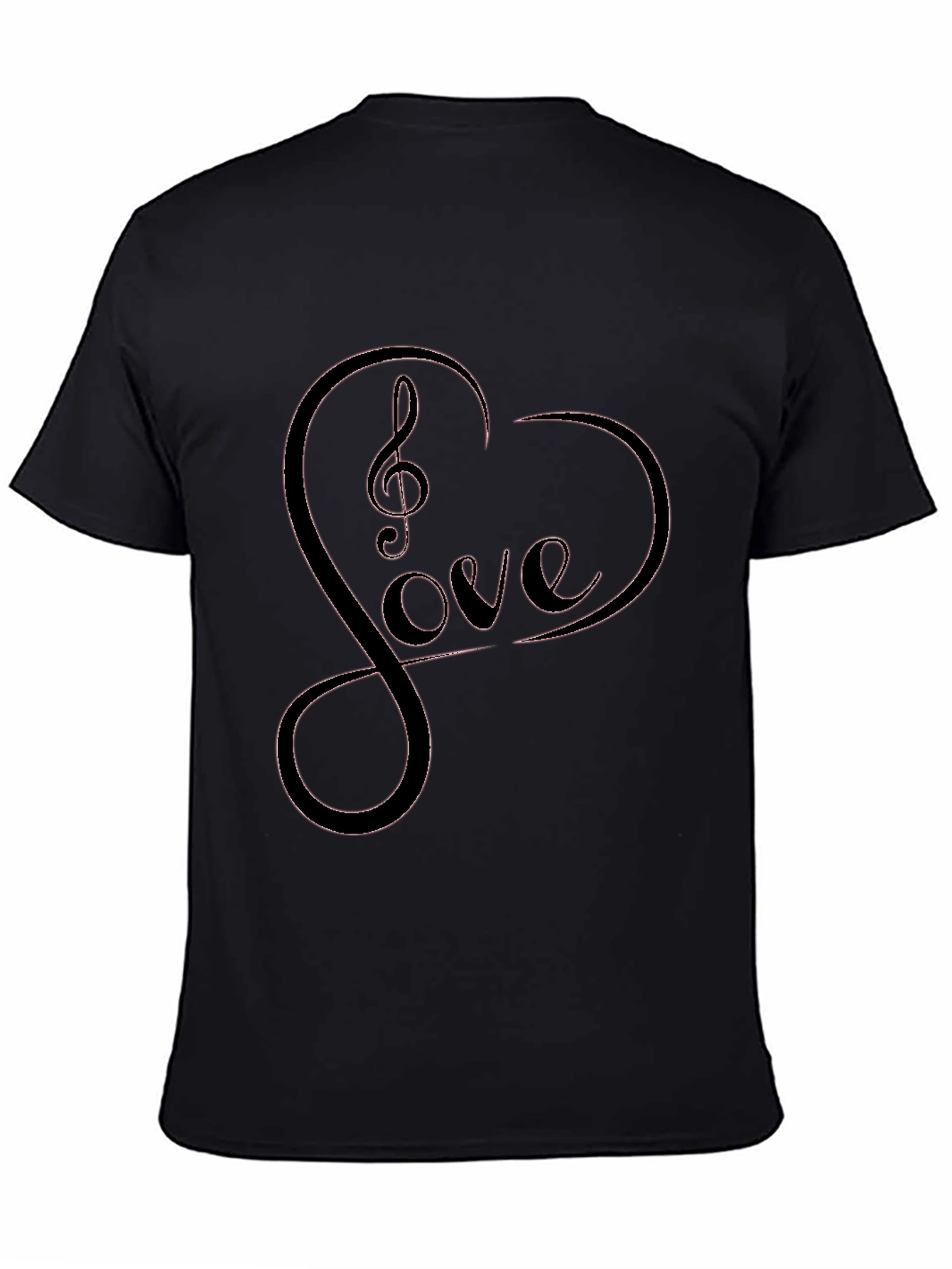 Love Music Heart Graphic T-Shirt