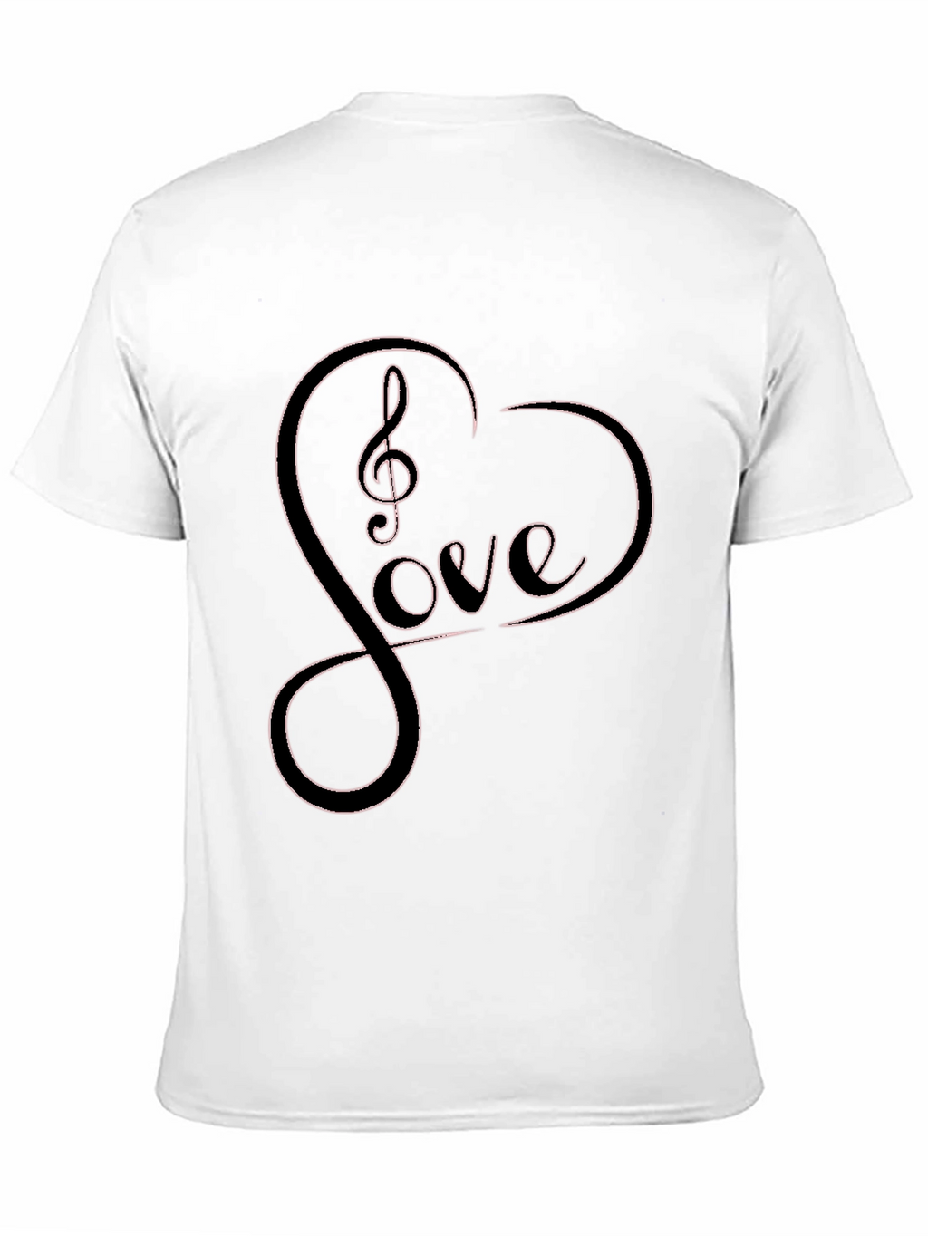 Love Music Heart Graphic T-Shirt