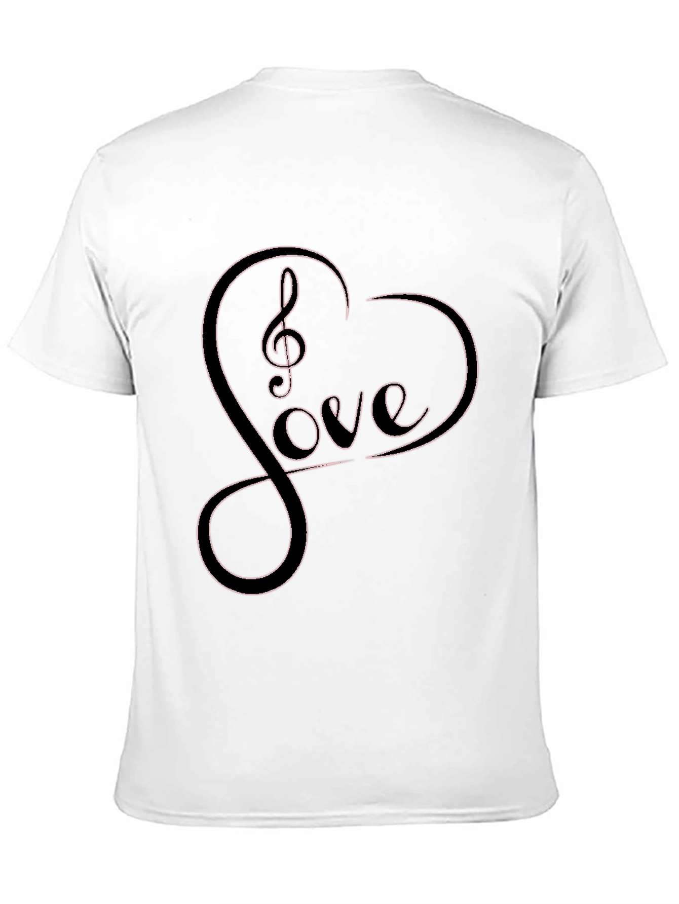Love Music Heart Graphic T-Shirt