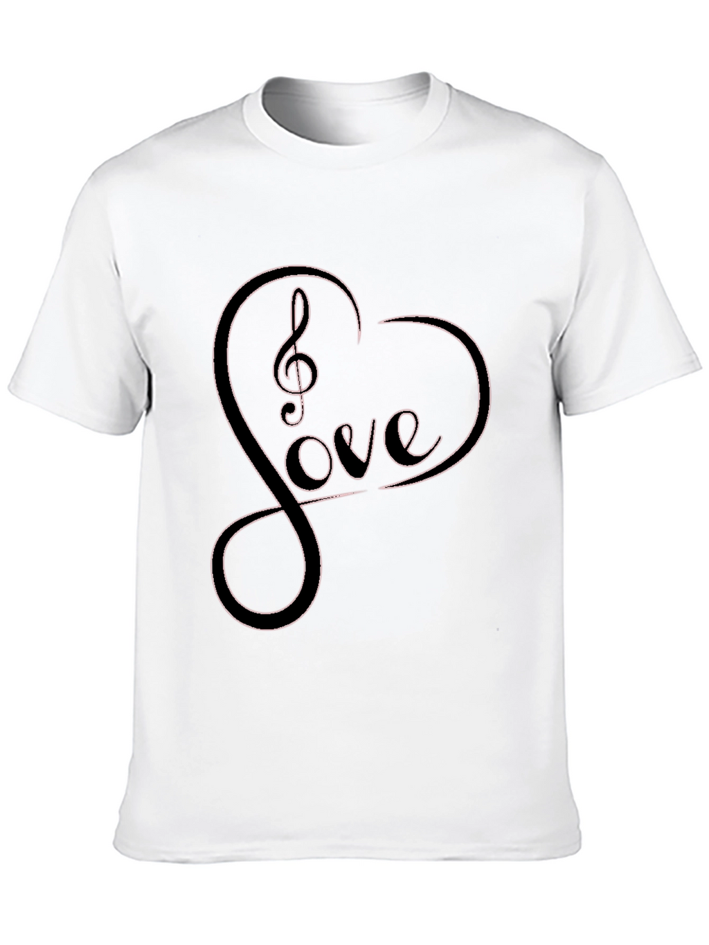 Love Music Heart Graphic T-Shirt