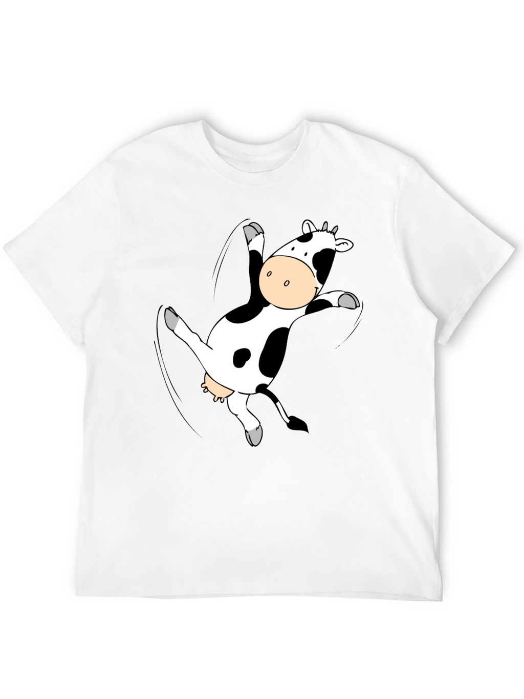 Funny Cow T-Shirt - Black Cotton Tee