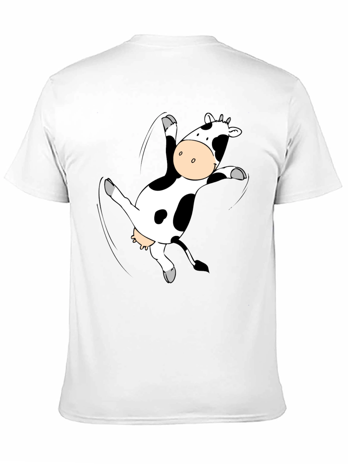 Funny Cow T-Shirt - Black Cotton Tee