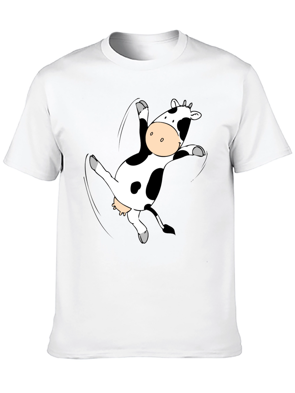 Funny Cow T-Shirt - Black Cotton Tee