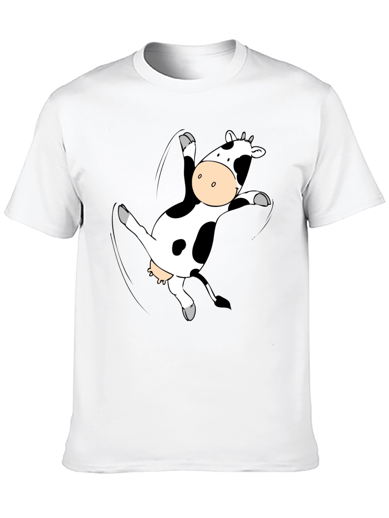 Funny Cow T-Shirt - Black Cotton Tee