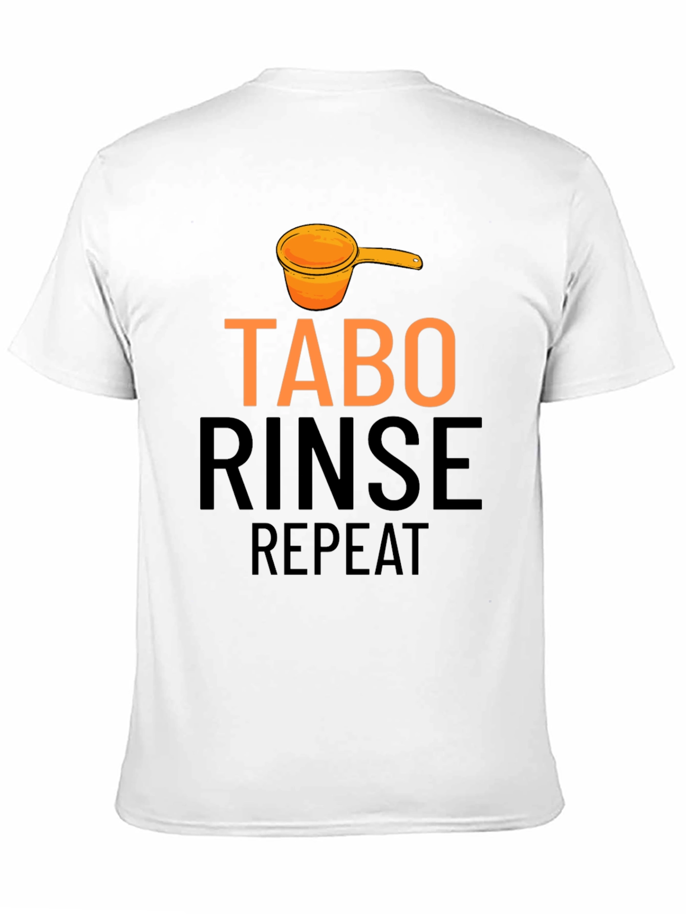 Tabo Rinse Repeat Black Graphic Tee