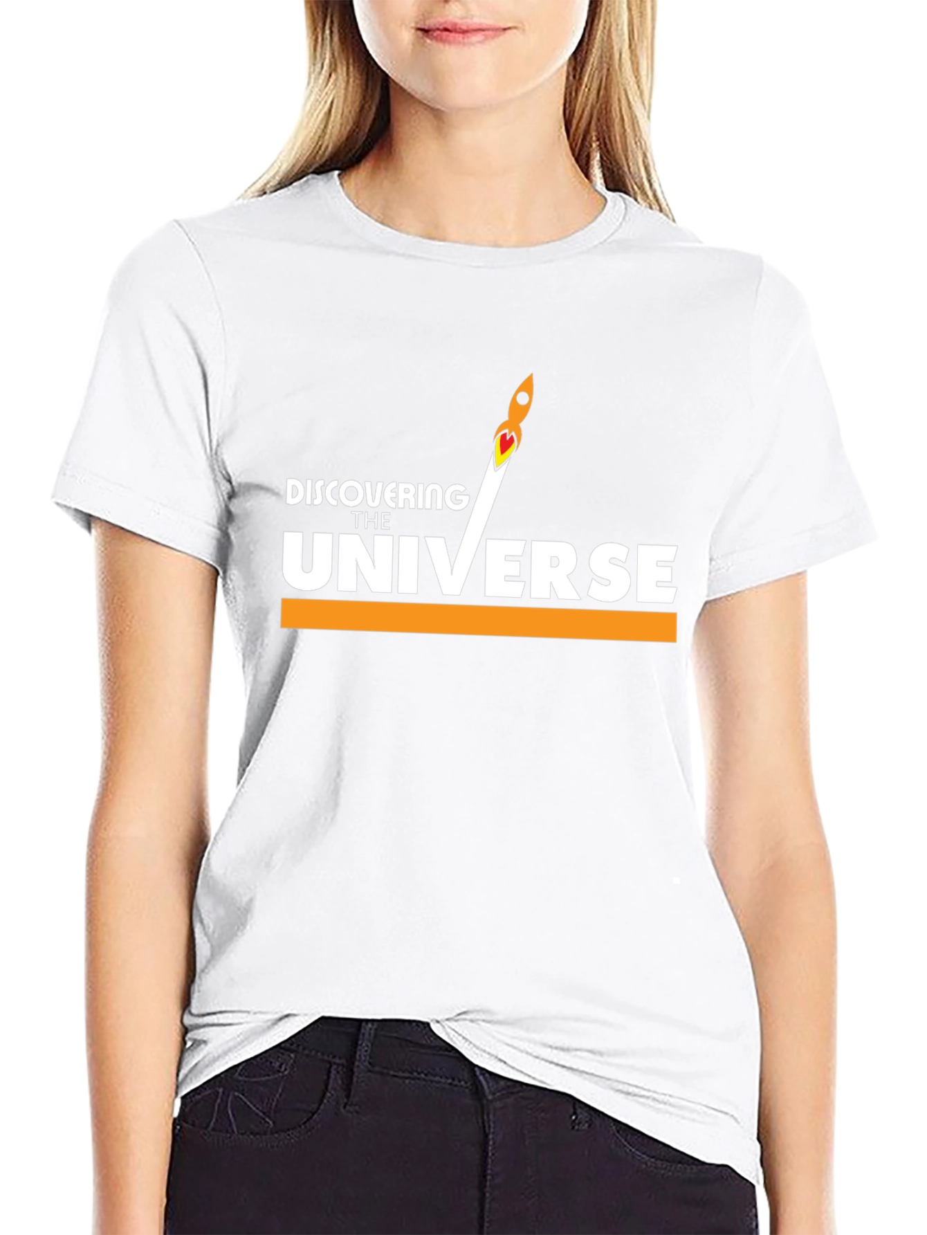 Discovering The Universe Black T-Shirt