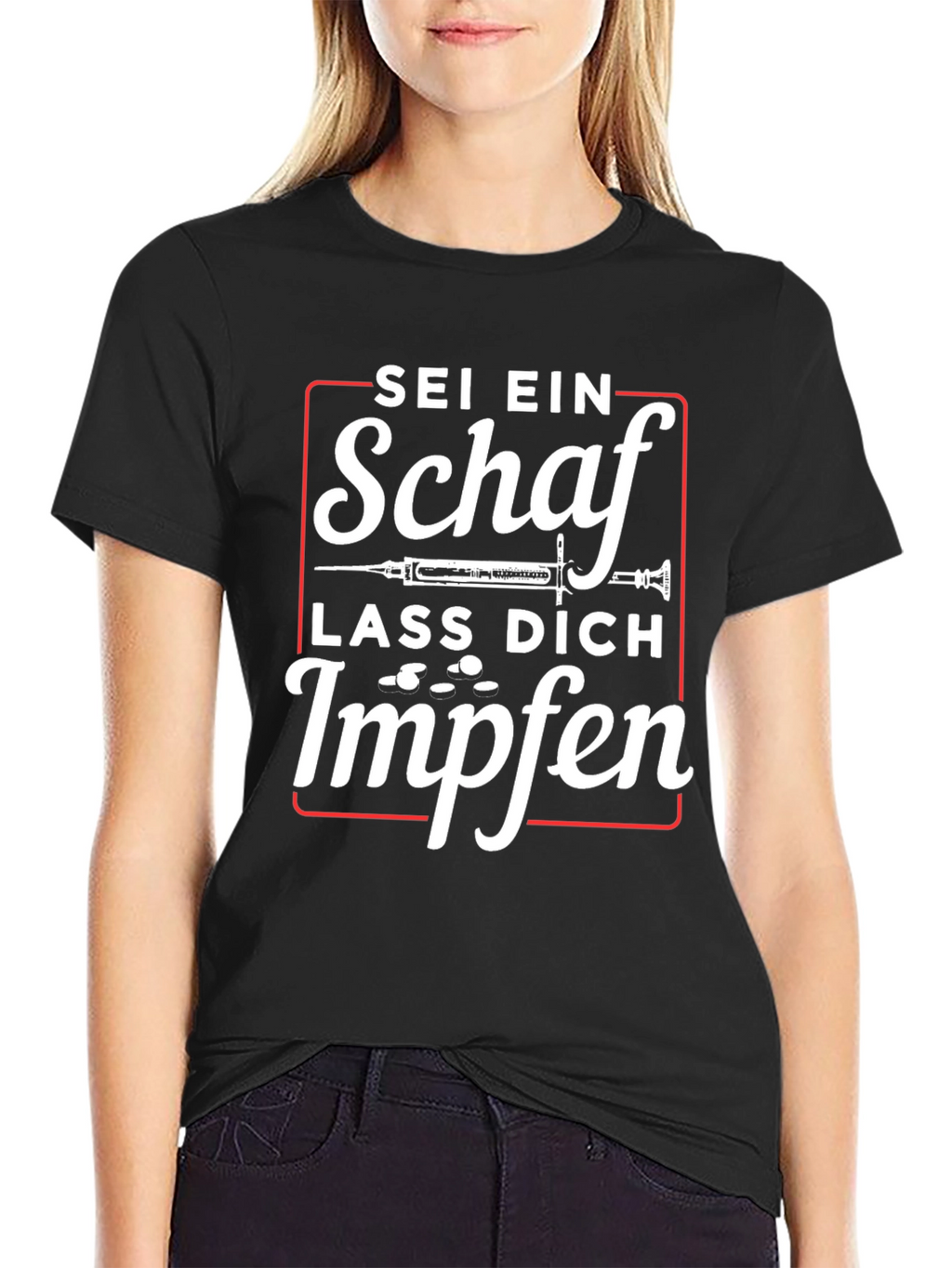 Sei Ein Schaf Lass Dich Impfen T-Shirt
