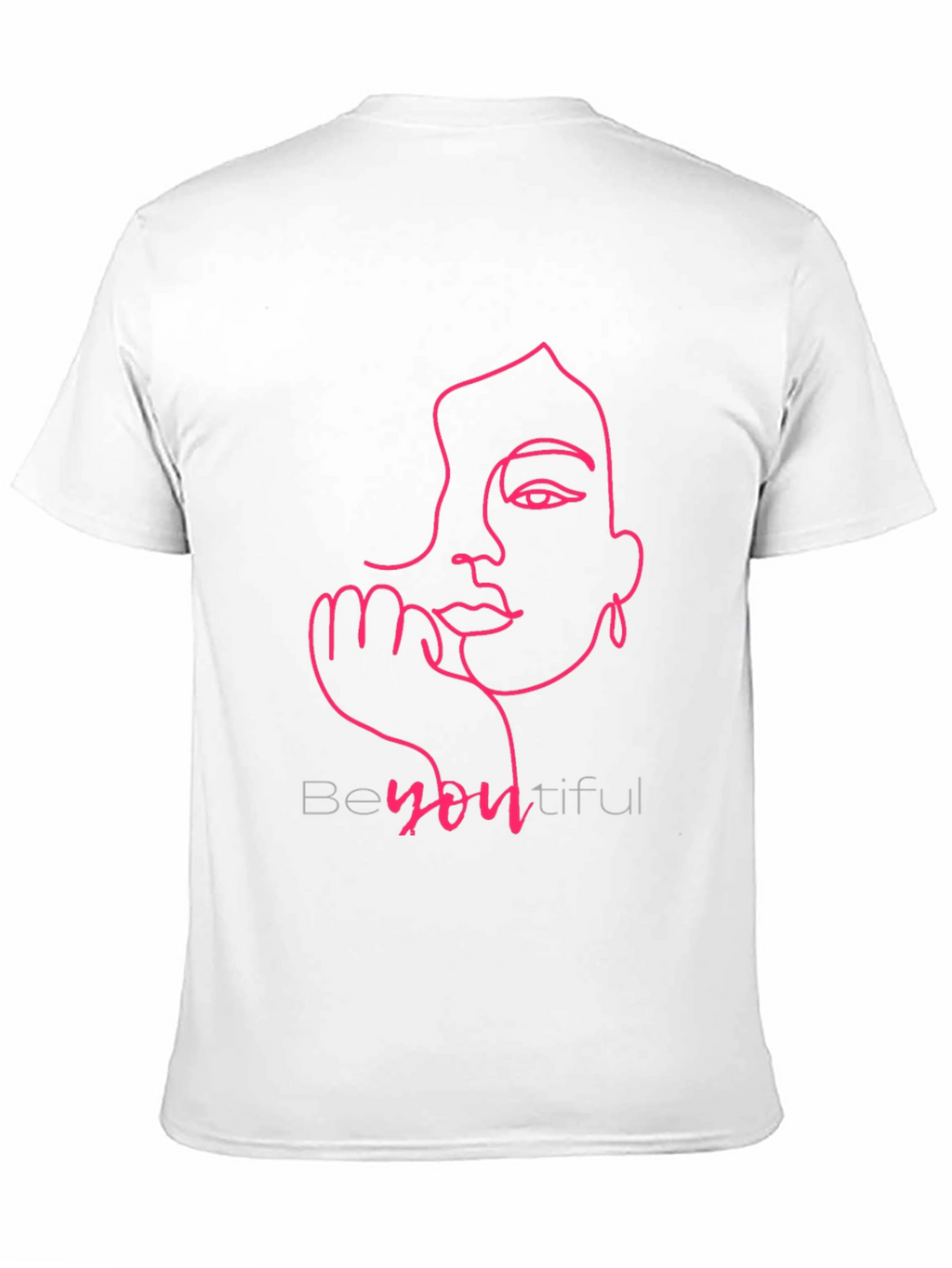BeYOUtiful Line Art Tee - Stylish Graphic T-Shirt