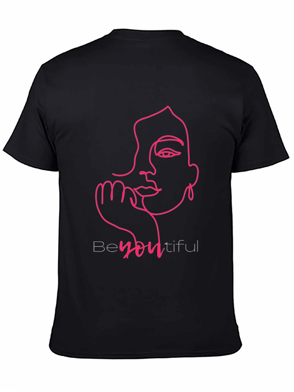 BeYOUtiful Line Art Tee - Stylish Graphic T-Shirt
