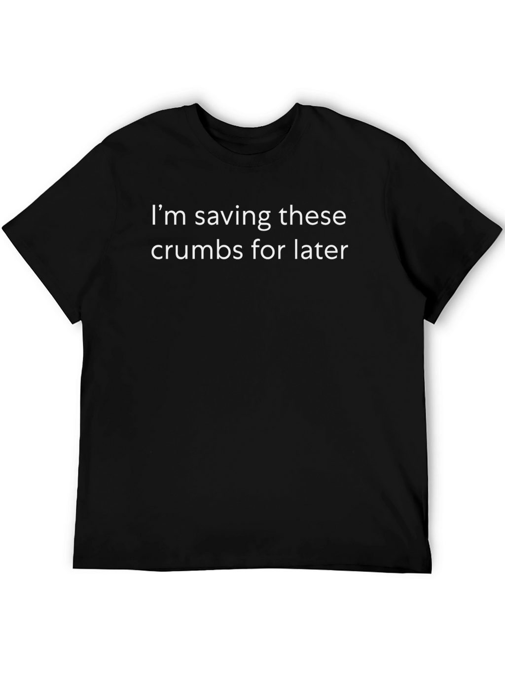 Funny Crumbs Graphic T-Shirt - Mens Black Tee
