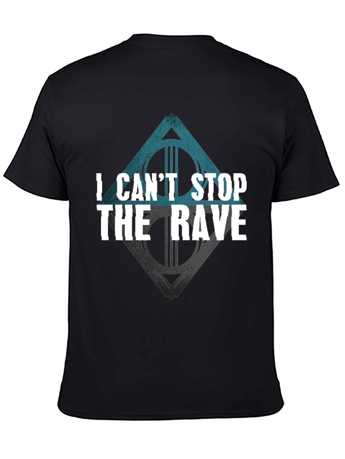 I Cant Stop The Rave Black T-Shirt