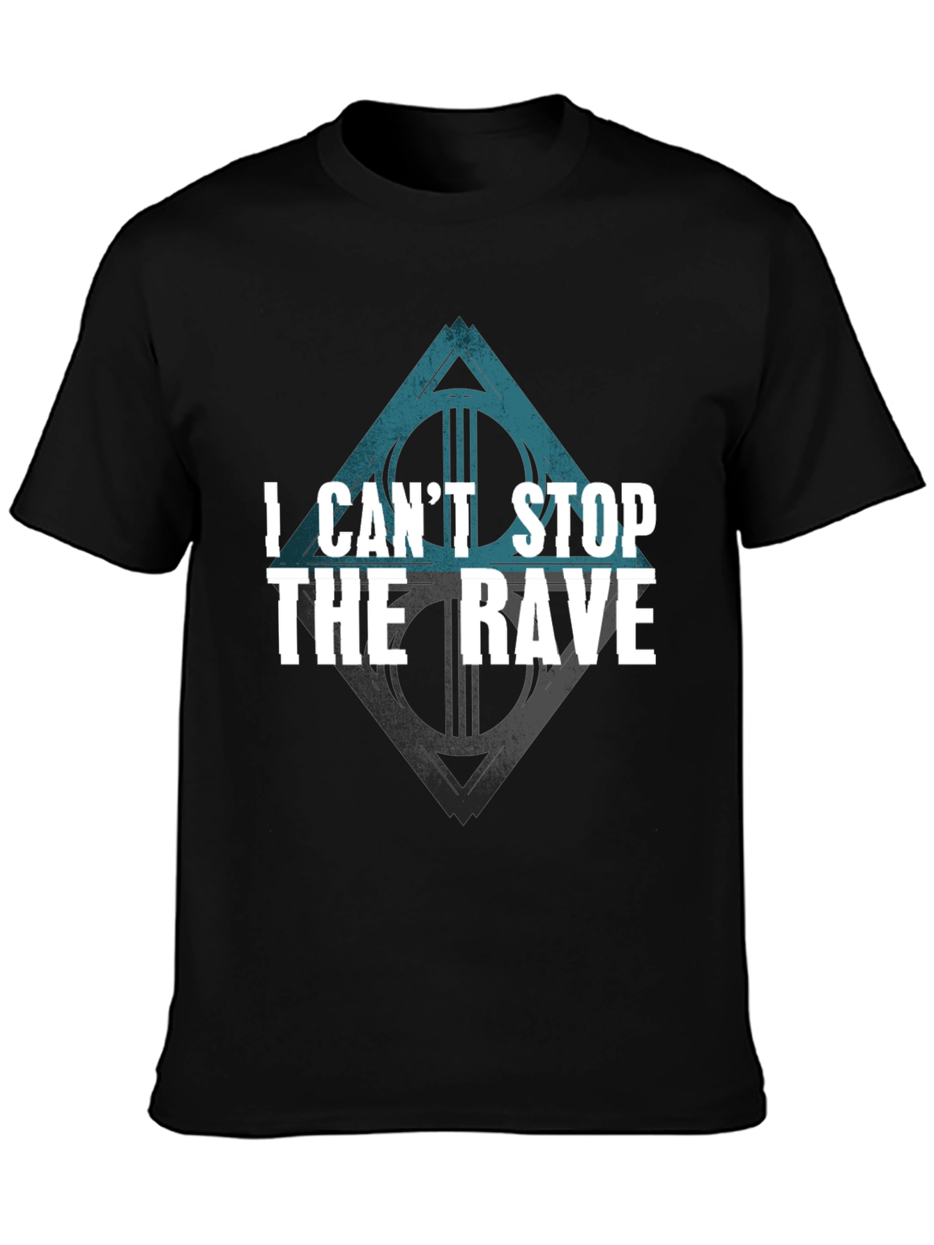 I Cant Stop The Rave Black T-Shirt