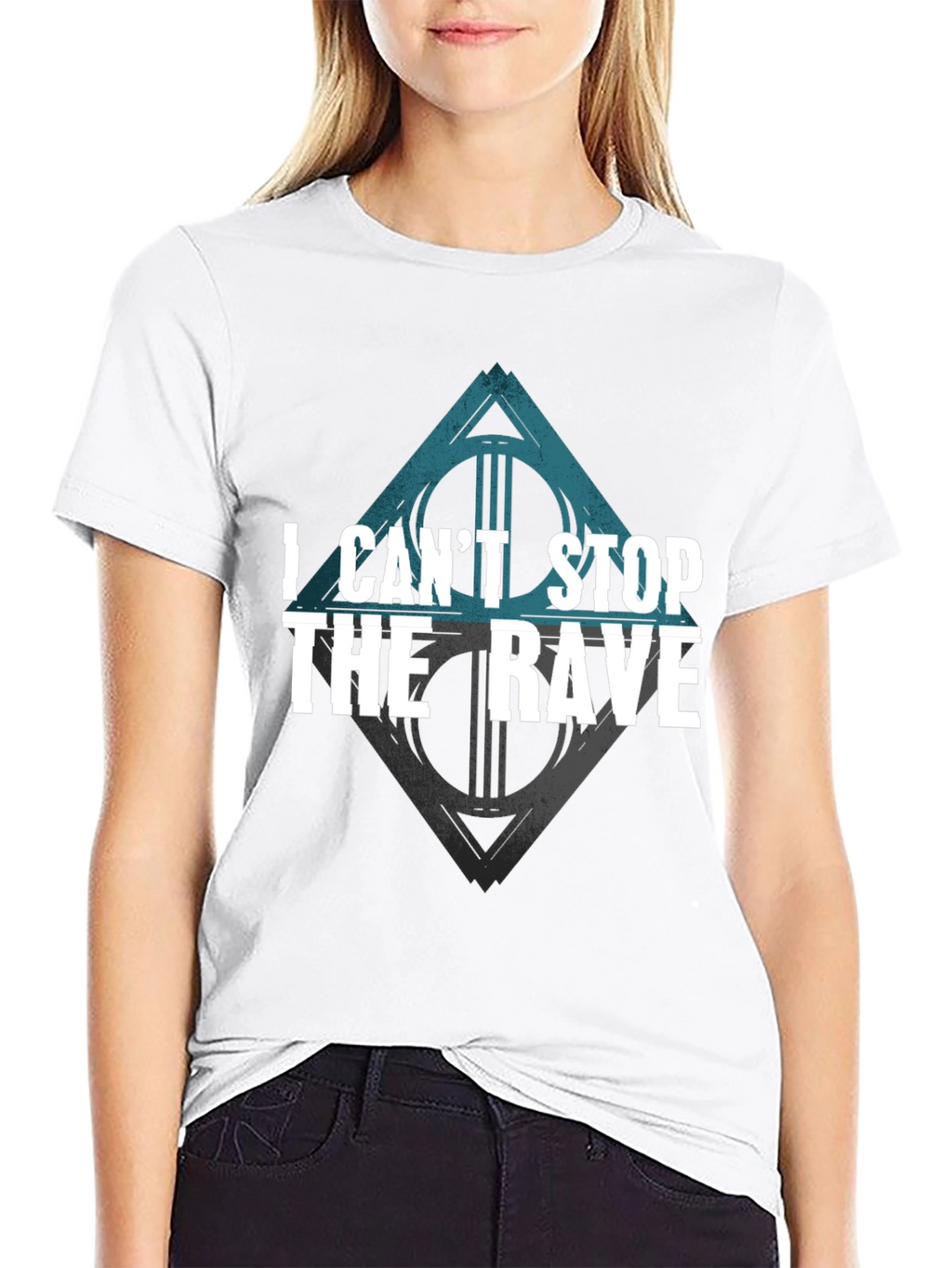 I Cant Stop The Rave Black T-Shirt