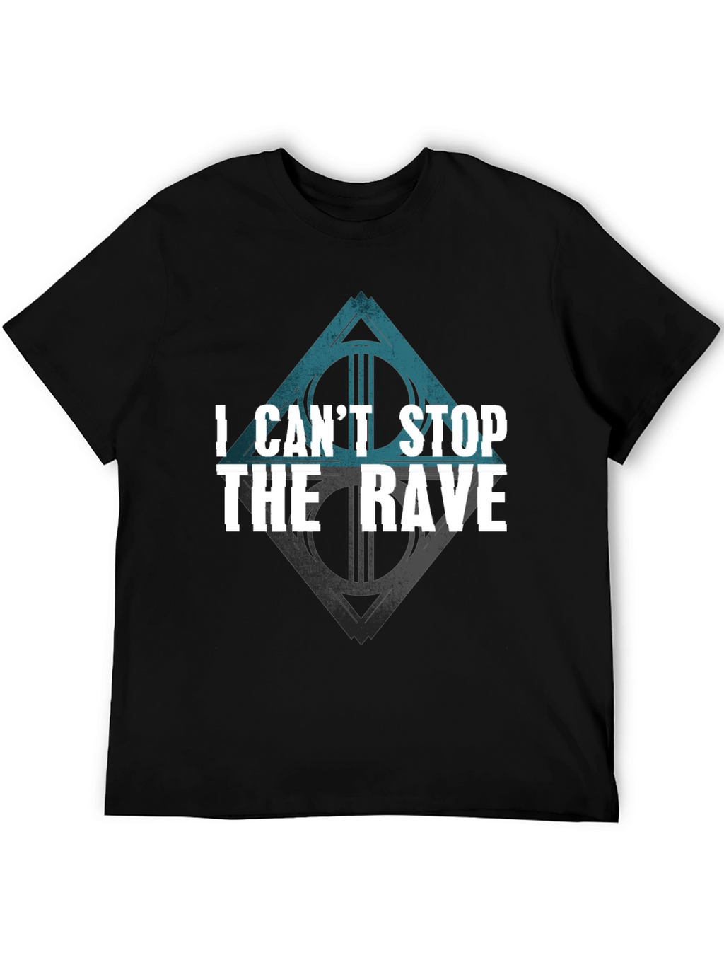 I Cant Stop The Rave Black T-Shirt