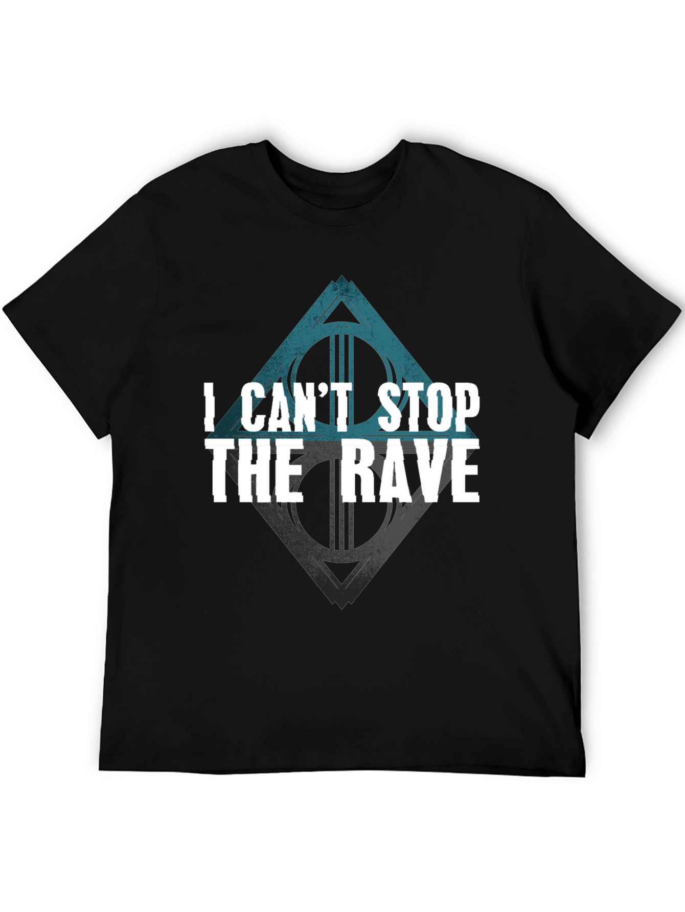 I Cant Stop The Rave Black T-Shirt