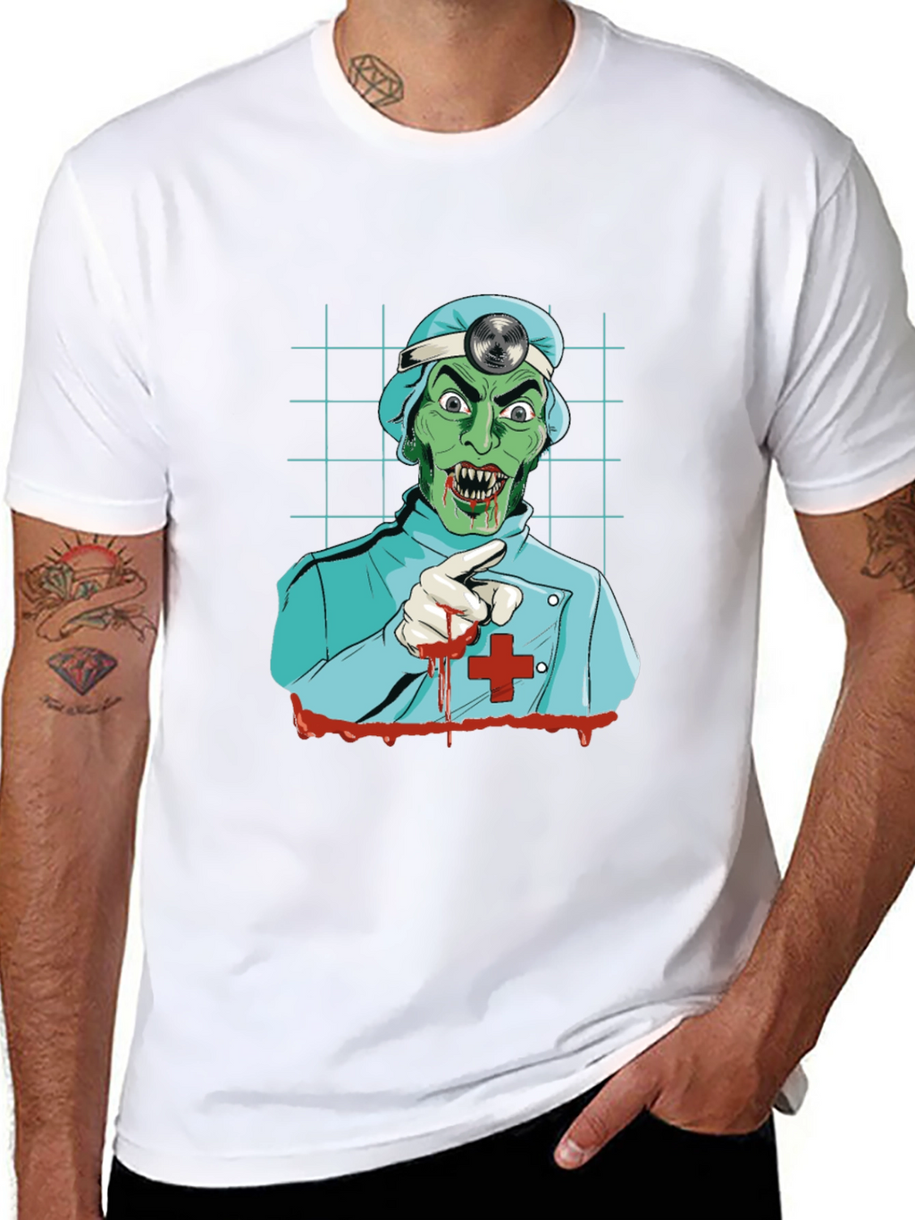 Zombie Doctor Graphic T-Shirt