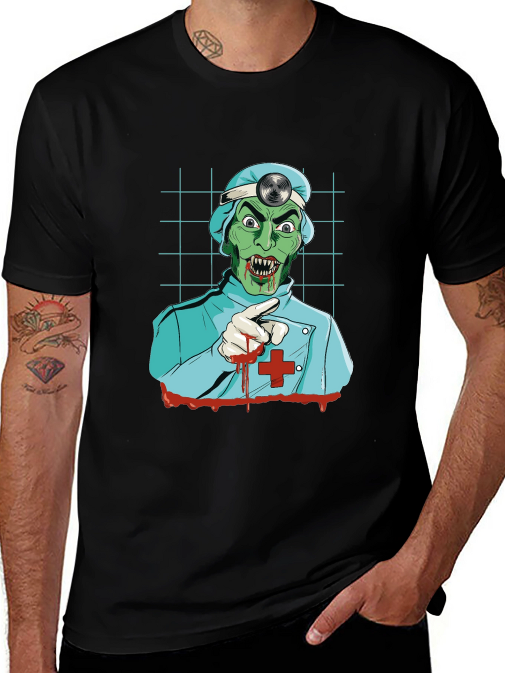 Zombie Doctor Graphic T-Shirt