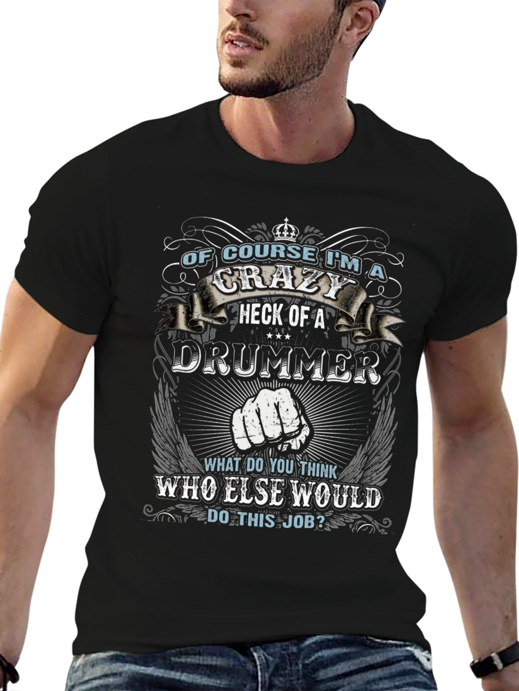 Crazy Drummer T-Shirt
