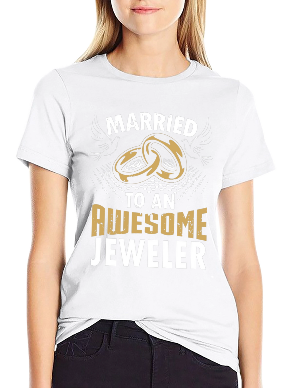 Married to an Awesome Jeweler Graphic T-Shirt
