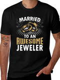 Married to an Awesome Jeweler Graphic T-Shirt
