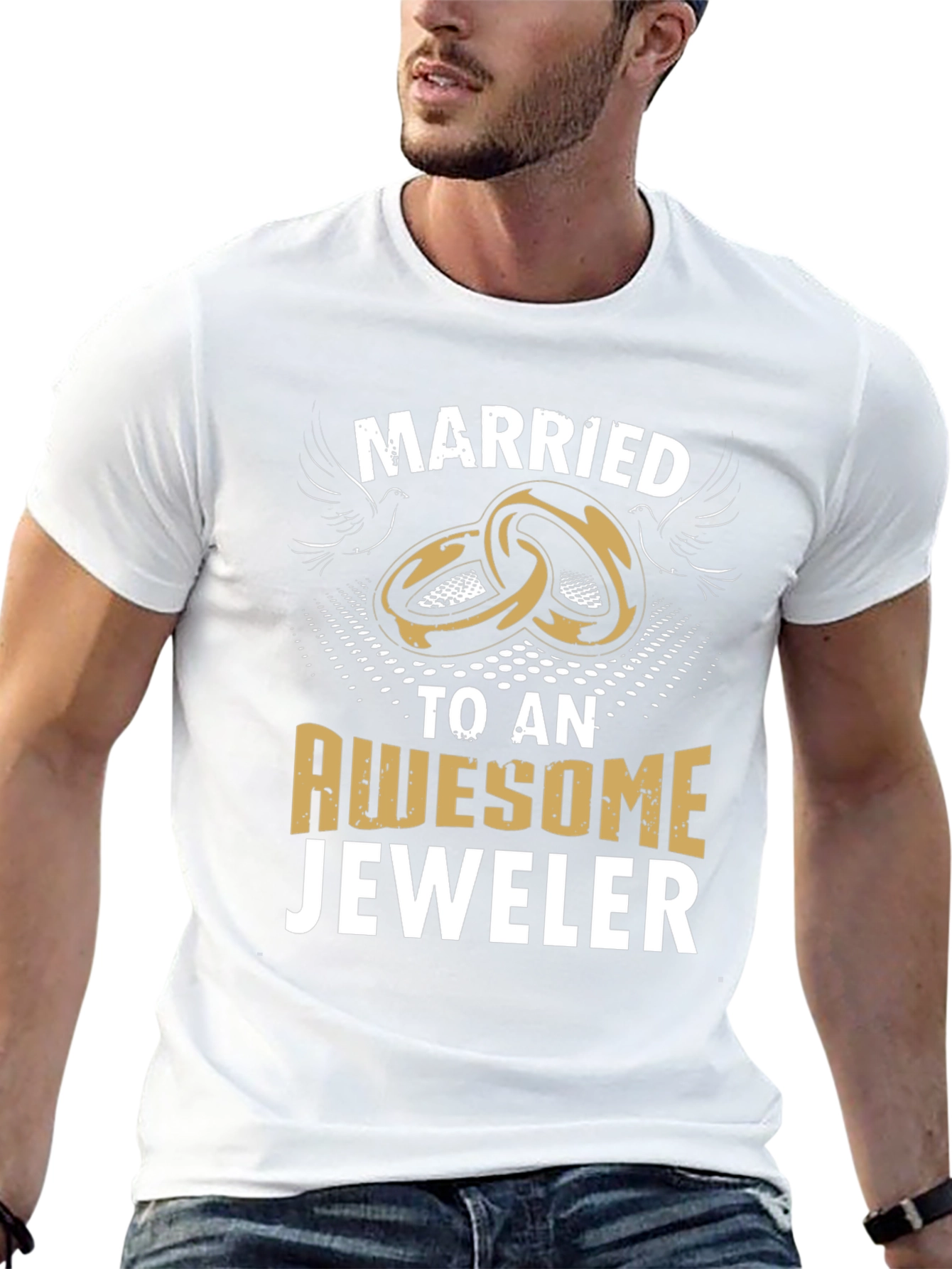 Married to an Awesome Jeweler Graphic T-Shirt