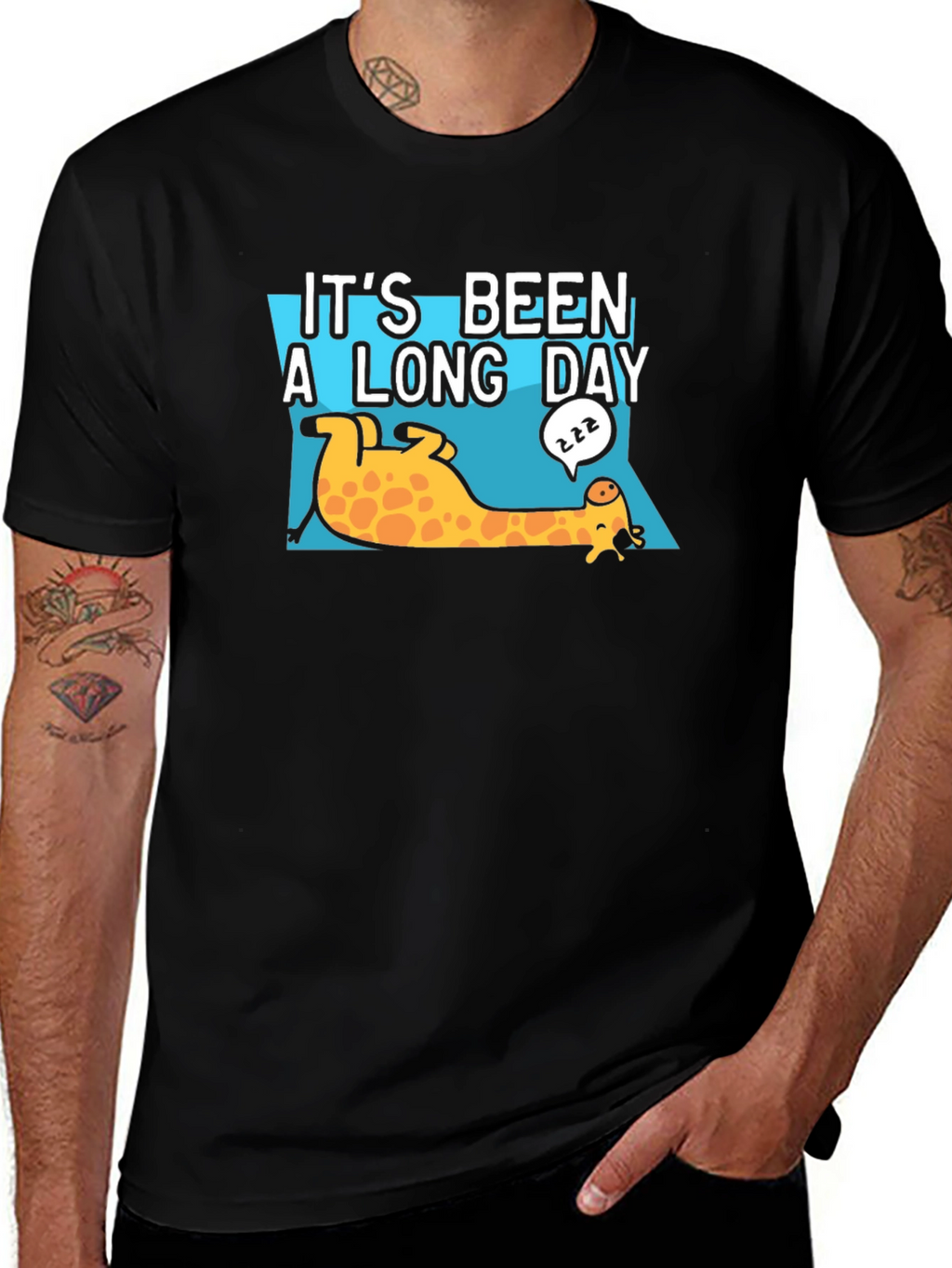 Its Been A Long Day Giraffe T-Shirt