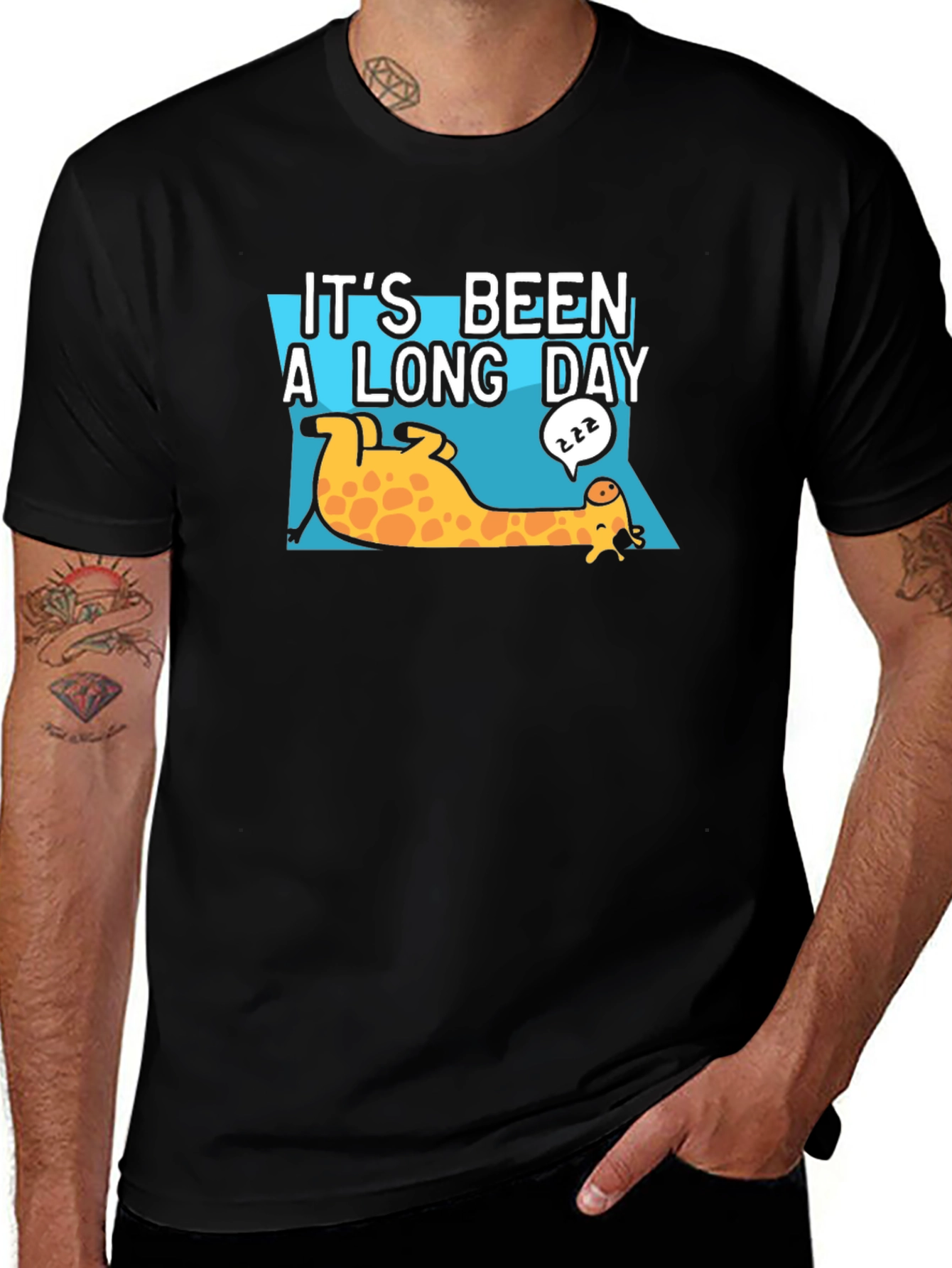Its Been A Long Day Giraffe T-Shirt