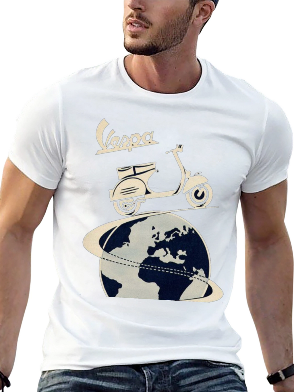Vespa Around the World Graphic Tee